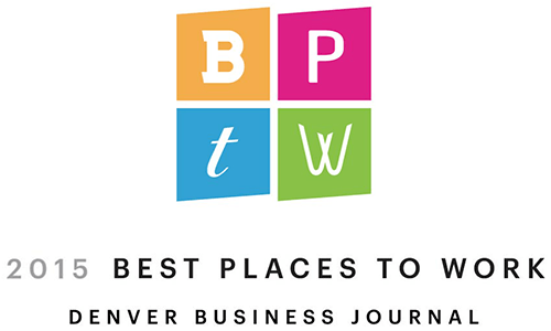 Denver Business Journal Best Places to Work award 2015