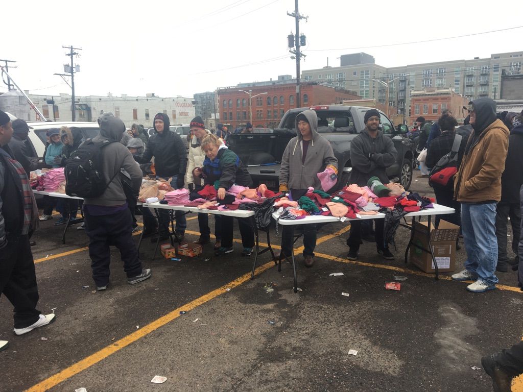 AFC employees at the Denver Rescue Mission