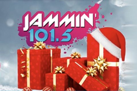 Jammin 101.5 holiday logo