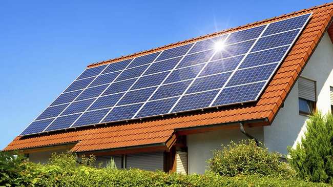 HERO financed solar panel home