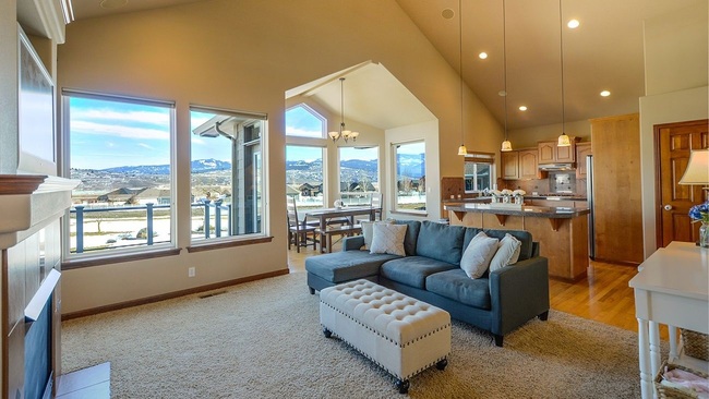 Staging your living room for a real estate open house.