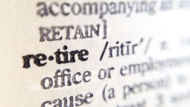 Definition of the word retire