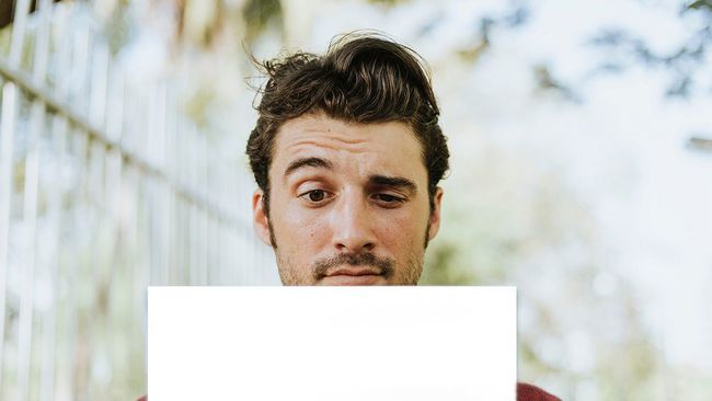 man thinking about his down payment