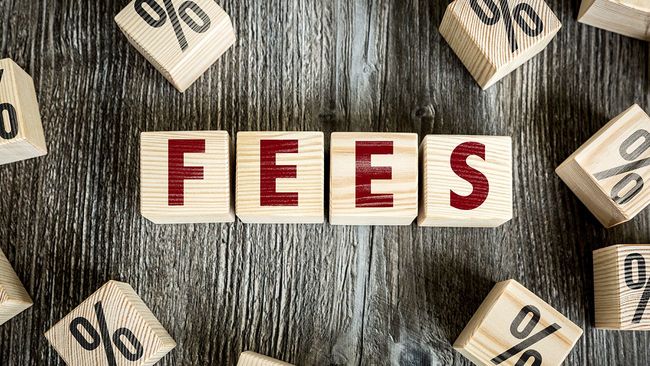Block letters that spell fees